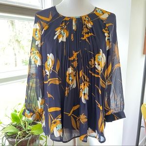 Daniel Rainn Ramela Pleat detail Blouse